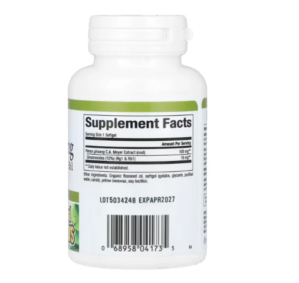 Natural Factors, Panax Ginseng, 60 Softgels