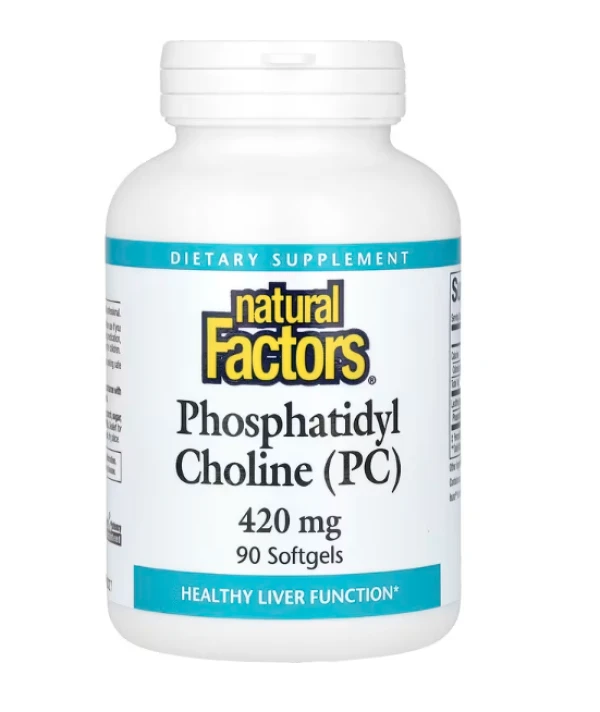 Natural Factors, Phosphatidyl Choline (PC), 420 mg, 90 Softgels
