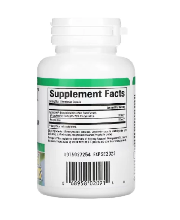 Natural Factors, Pycnogenol, 100 mg, 30 Vegetarian Capsules