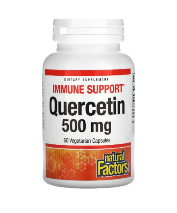 Natural Factors, Quercetin, 500 mg, 60 Vegetarian Capsules