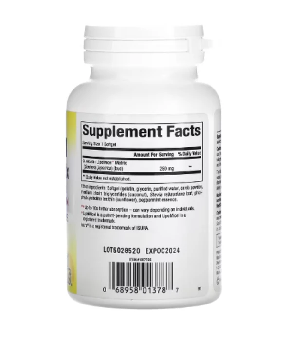 Natural Factors, Quercetin LipoMicel Matrix, 60 Liquid Softgels