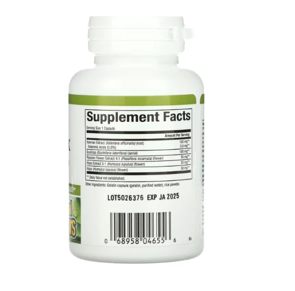 Natural Factors, Sleep Relax with Valerian & Hops, 90 Capsules