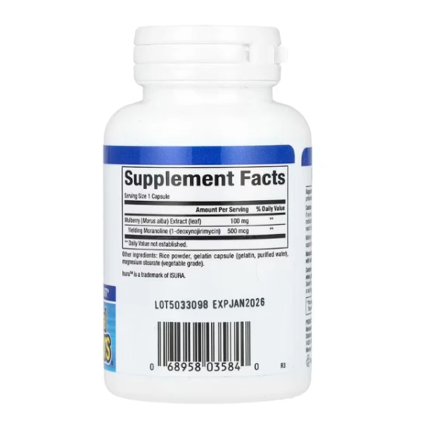Natural Factors, WellBetX, Mulberry Extract, 100 mg, 90 Capsules