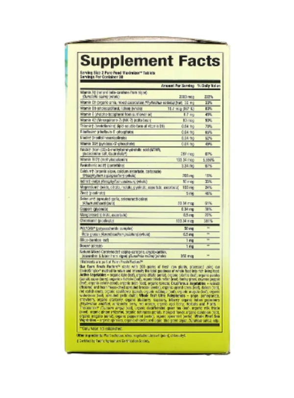 Natural Factors, Whole Earth & Sea, Bone Structure Multivitamin & Mineral, Calcium & Magnesium, 60 Tablets