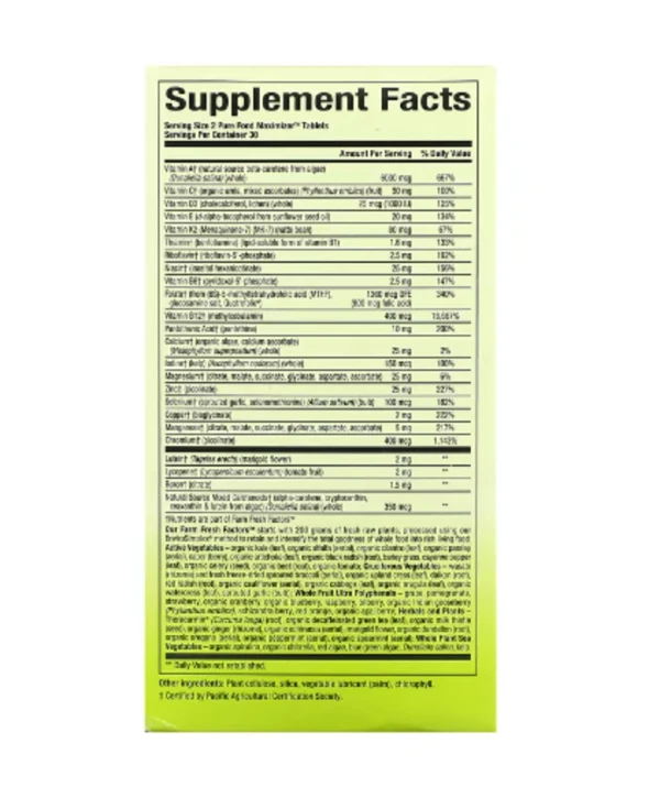 Natural Factors, Whole Earth & Sea, Men's Multivitamin & Mineral, 60 Tablets