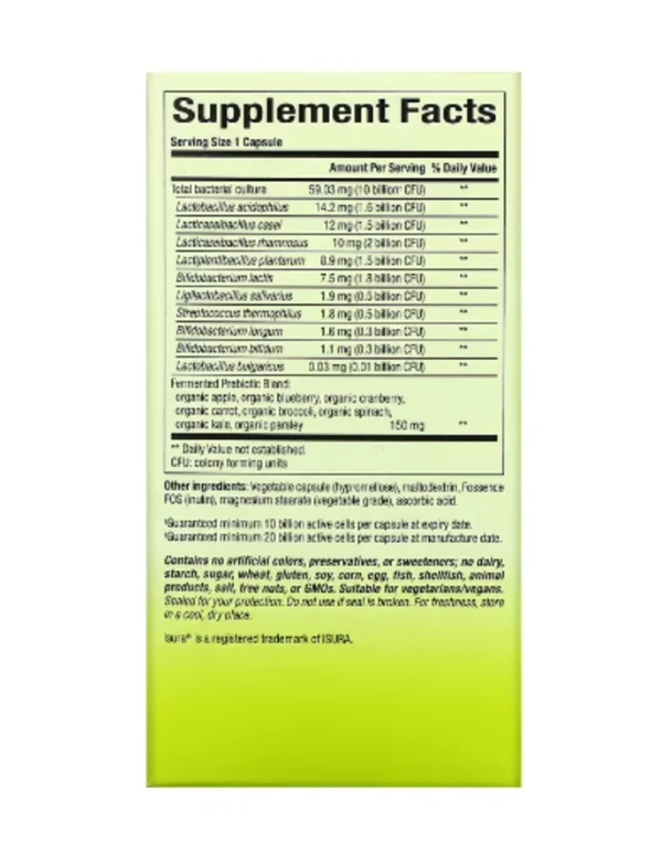 Natural Factors, Whole Earth & Sea, Whole Food Synbiotic Pre+Probiotic, 10 Billion, 60 Vegetarian Capsules