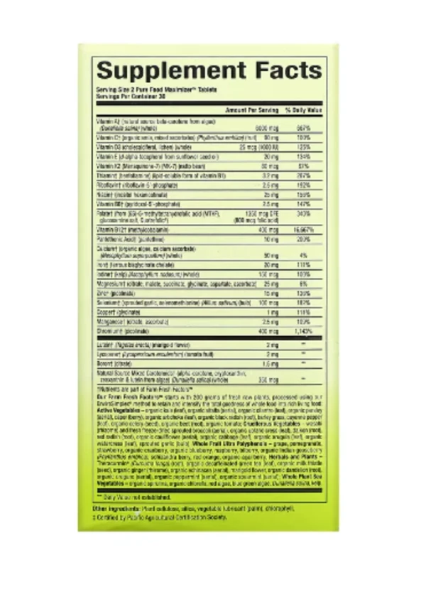 Natural Factors, Whole Earth & Sea, Women's Multivitamin & Mineral, 60 Tablets