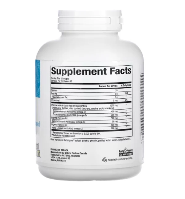Natural Factors, WomenSense, RxOmega-3, 120 Enteripure Softgels