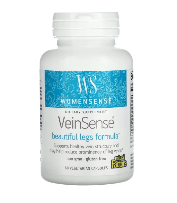 Natural Factors, WomenSense, VeinSense, 60 Vegetarian Capsules