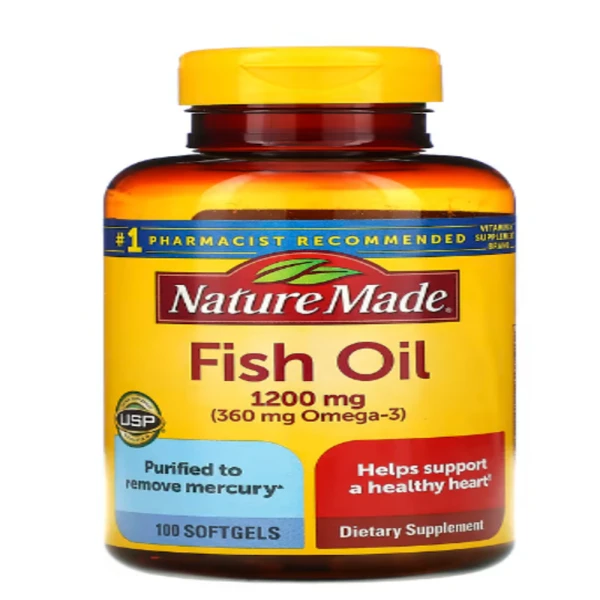 Nature Made, Fish Oil, 1,200 mg, 100 Softgels