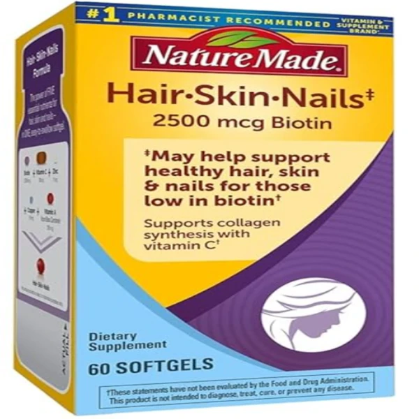 Nature Made, Hair, Skin, & Nails, 60 Softgels