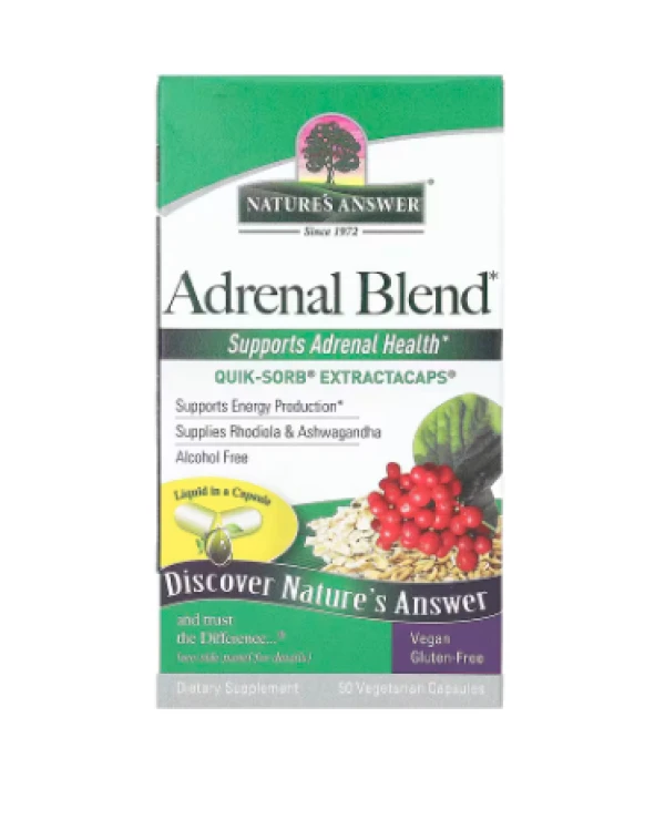 Nature's Answer, Adrenal Blend, 90 Vegetarian Capsules