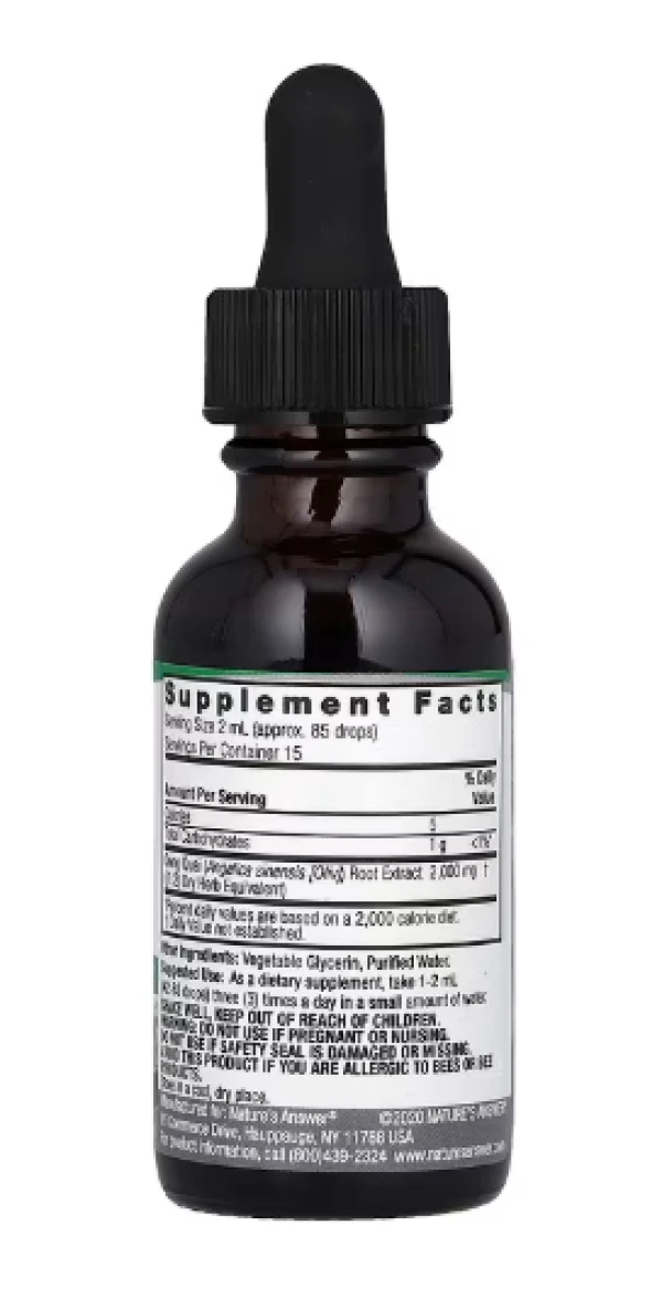 Nature's Answer, Dong Quai Root, Fluid Extract, Alcohol Free, 2,000 mg, 1 fl oz (30 ml)