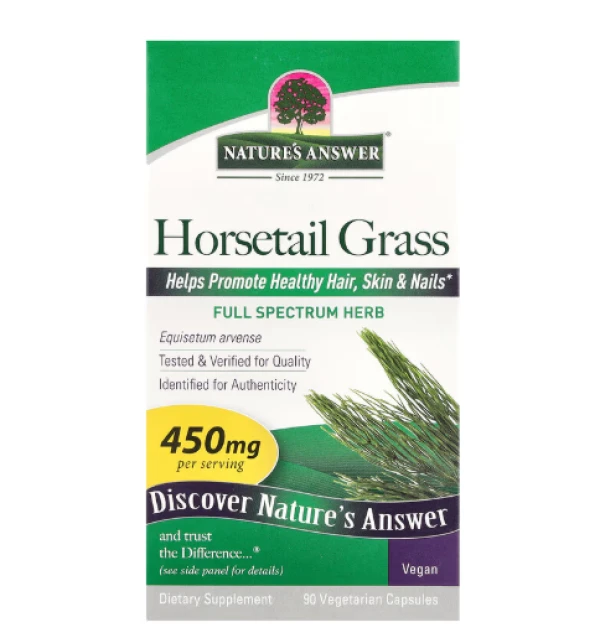 Nature's Answer, Horsetail Grass, 450 mg, 90 Vegetarian Capsules