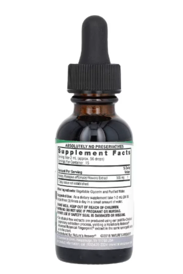 Nature's Answer, Hyssop Flower Extract, Alcohol-Free, 2,000 mg , 1 fl oz (30 ml)
