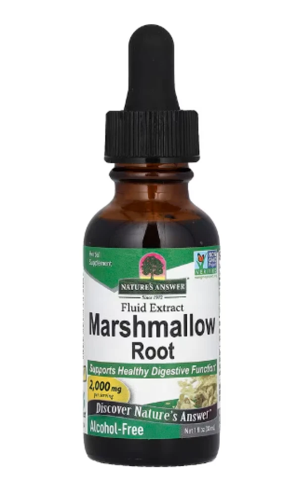 Nature's Answer, Marshmallow Root Fluid Extract, Alcohol-Free, 2,000 mg, 1 fl oz (30 ml)
