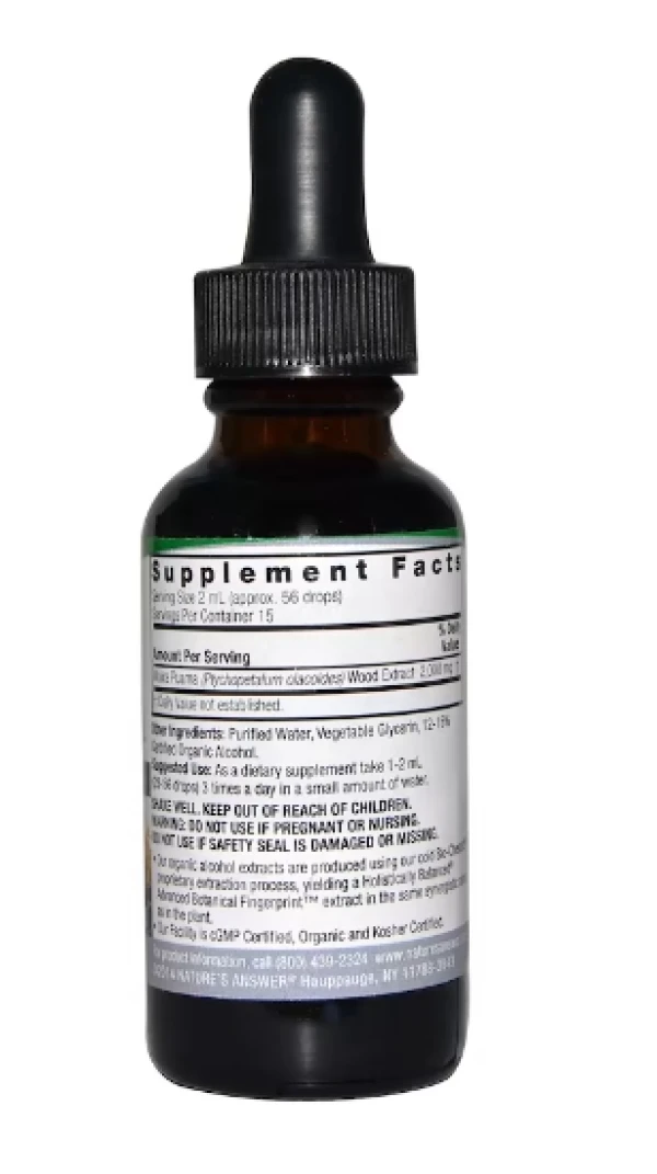 Nature's Answer, Muira Puama, Low Alcohol, 2,000 mg, 1 fl oz (30 ml)