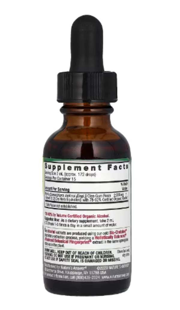Nature's Answer, Myrrh, Organic Alcohol, 2,000 mg, 1 fl oz (30 ml)