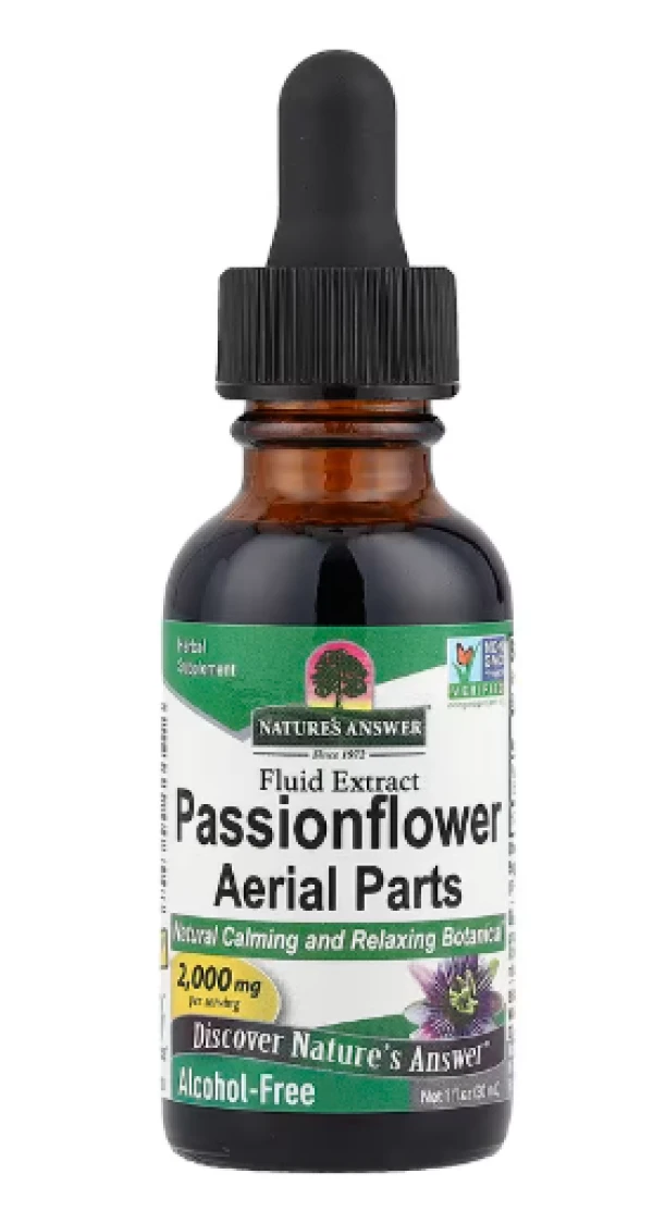 Nature's Answer, Passionflower Aerial Parts, Fluid Extract, Alcohol-Free, 2,000 mg, 1 fl oz (30 ml)