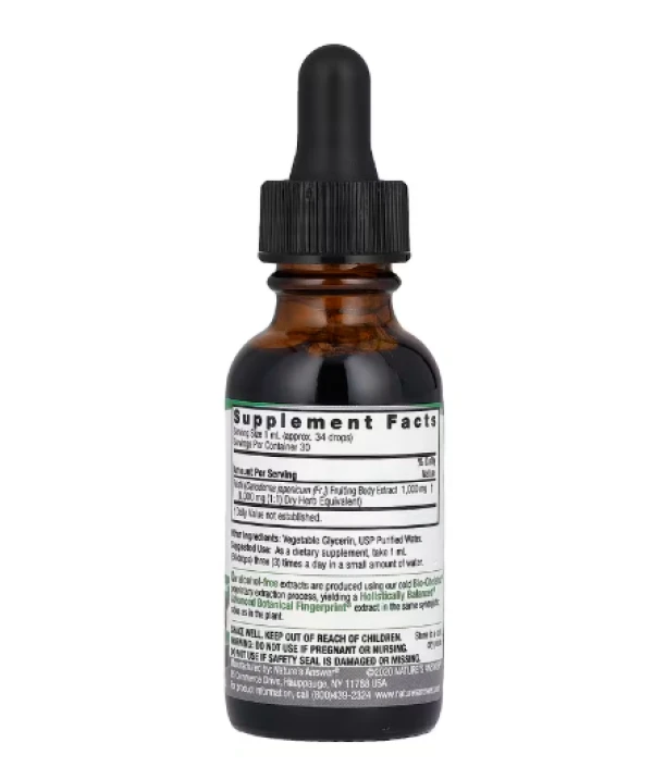 Nature's Answer, Reishi Fruiting Body, Fluid Extract, Alcohol-Free, 1,000 mg, 1 fl oz (30 ml)