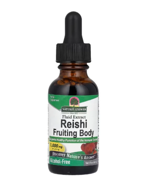 Nature's Answer, Reishi Fruiting Body, Fluid Extract, Alcohol-Free, 1,000 mg, 1 fl oz (30 ml)