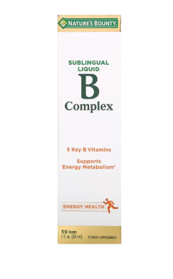 Nature's Bounty, B-Complex, Sublingual Liquid, 2 fl oz (59 ml)