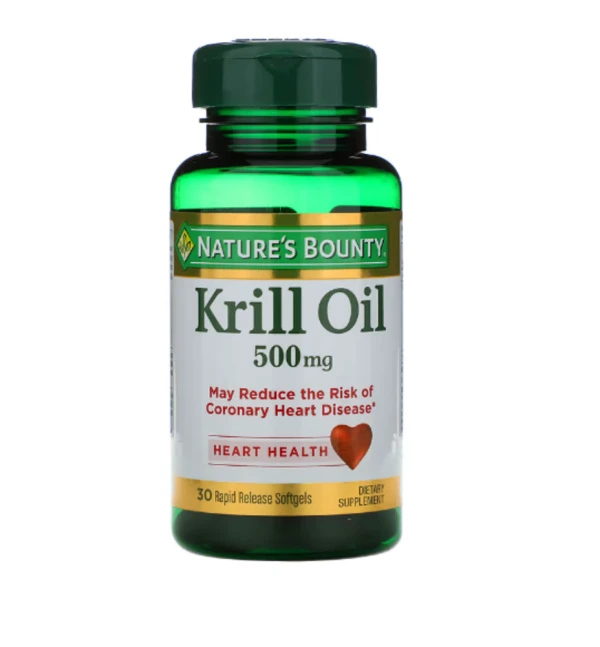Nature's Bounty, Krill Oil, 500 mg, 30 Rapid Release Softgels