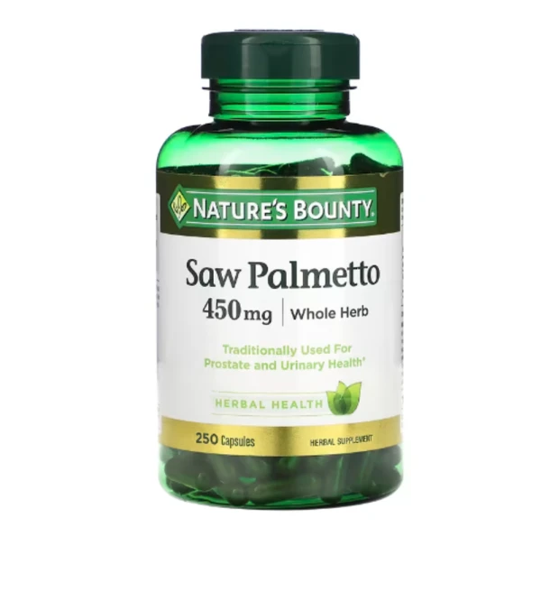 Nature's Bounty, Saw Palmetto, 450 mg, 250 Capsules