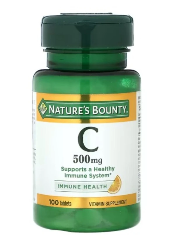 Nature's Bounty, Vitamin C, 500 mg, 100 Tablets