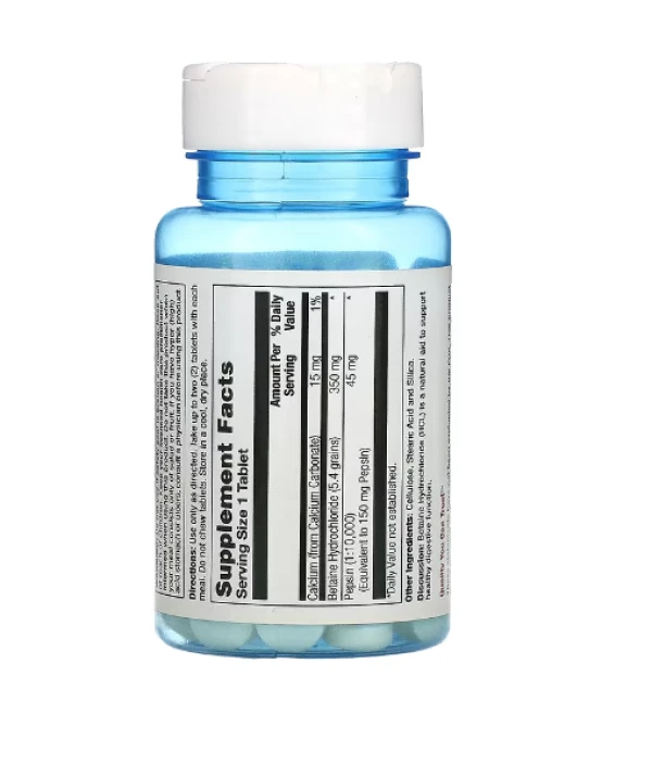 Nature's Life, Betaine HCL, 350 mg, 100 Tablets