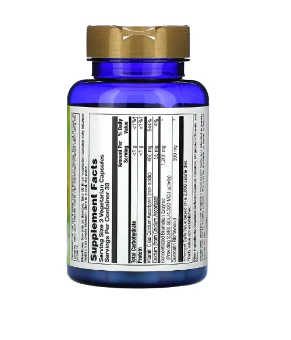 Nature's Life, Bromelain Sinus Ease, 100 Veggie Caps