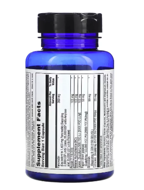Nature's Life, Enzyme Aid, Digestive, 100 Capsules