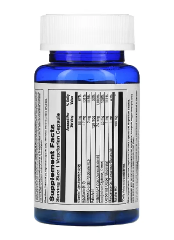 Nature's Life, Iron Complex, 25 mg, 50 Vegetarian Capsules