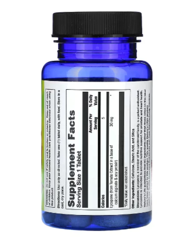 Nature's Life, Lycopene , 30 mg, 30 Tablets