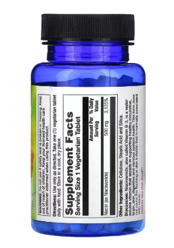 Nature's Life, Niacinamide, 500 mg, 100 Vegetarian Tablets