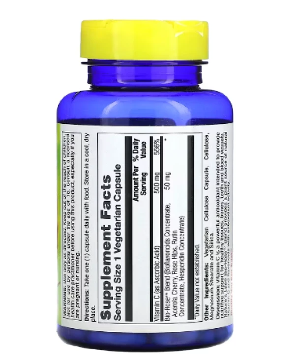 Nature's Life, Vitamin C, 500 mg, 100 Vegetarian Capsules
