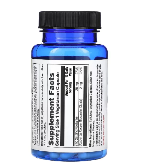 Nature's Life, Zinc, 30 mg, 50 Vegetarian Capsules