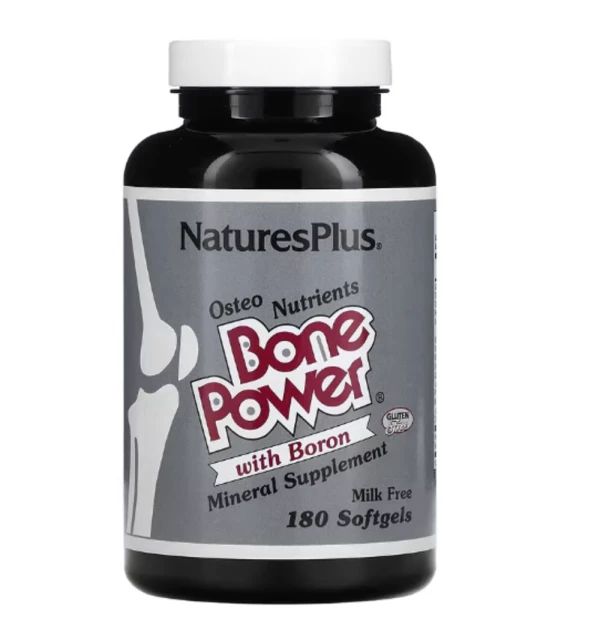 Nature's Plus, Bone Power, with Boron, 180 Softgels