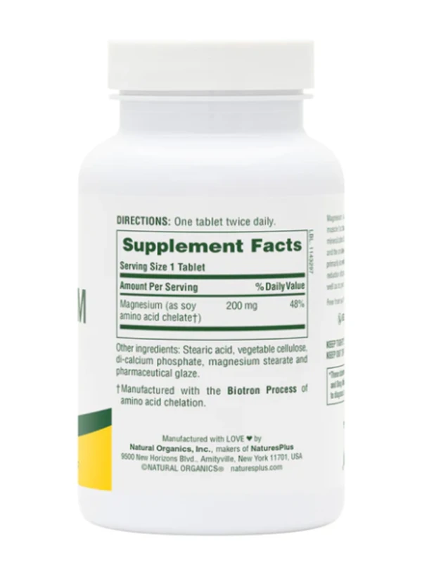 Nature's Plus, Magnesium, 200 mg, 90 Tablets