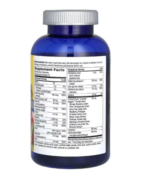 Nature's Way, Alive! Men's 50+ Gummy Multivitamin, 150 Gummies