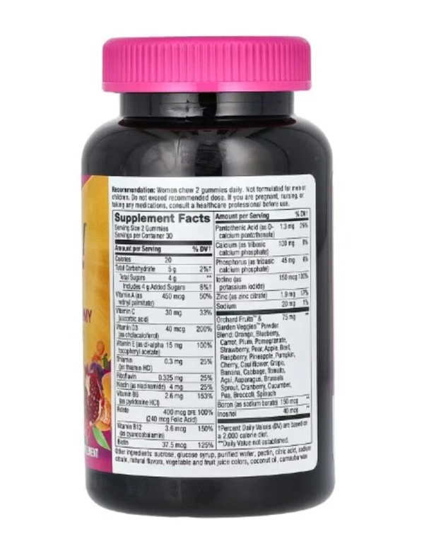 Nature's Way, Alive! Women's Gummy Multivitamin, Mixed Berry , 60 Gummies