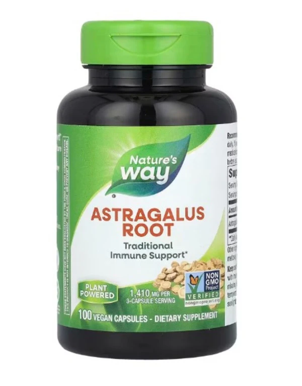 Nature's Way, Astragalus Root, 1,410 mg, 100 Vegan Capsules (470 mg per Capsule)