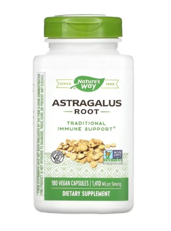 Nature's Way, Astragalus Root, 1,410 mg, 180 Vegan Capsules (470 mg per Capsule)