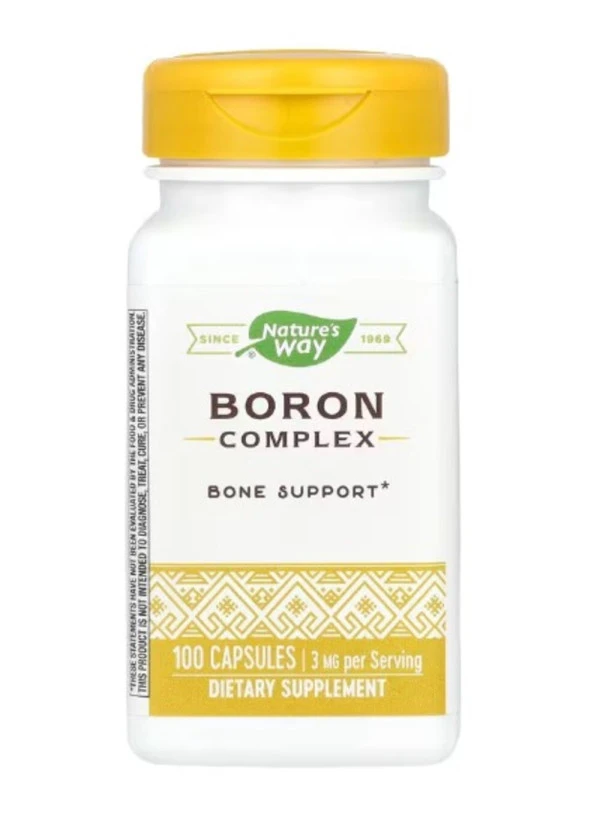 Nature's Way, Boron Complex, 3 mg, 100 Capsules