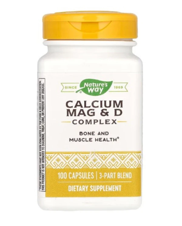 Nature's Way, Calcium Mag & D Complex, 100 Capsules