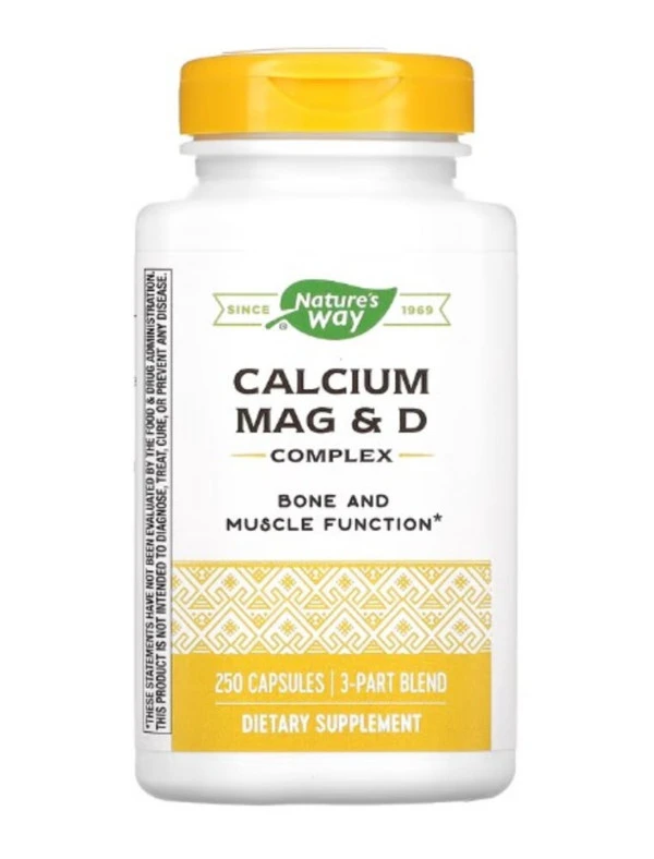 Nature's Way, Calcium Mag & D Complex, 250 Capsules