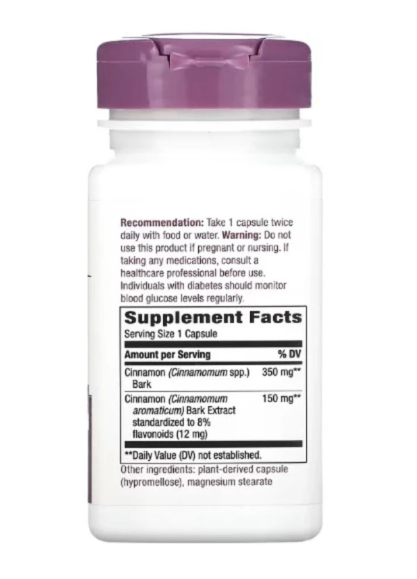 Nature's Way, Cinnamon, Premium Extract, 60 Vegan Capsules