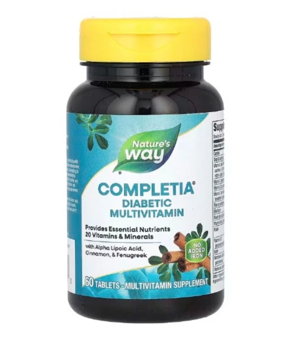 Nature's Way, Completia, Diabetic Multivitamin, 60 Tablets