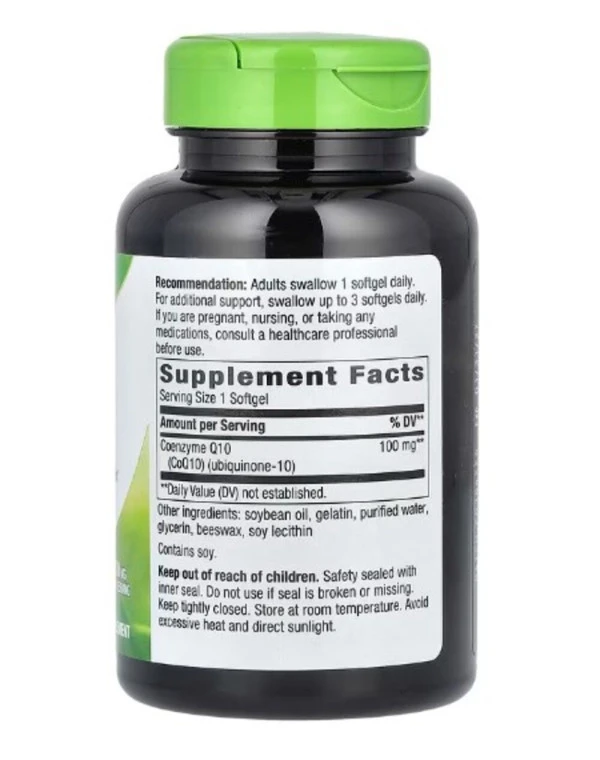 Nature's Way, CoQ10, 100 mg, 120 Softgels