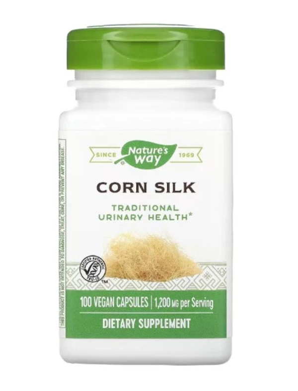 Nature's Way, Corn Silk, 1,200 mg, 100 Vegan Capsules (400 mg per Capsule)